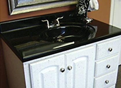 Sink and Cabinets Refinishing